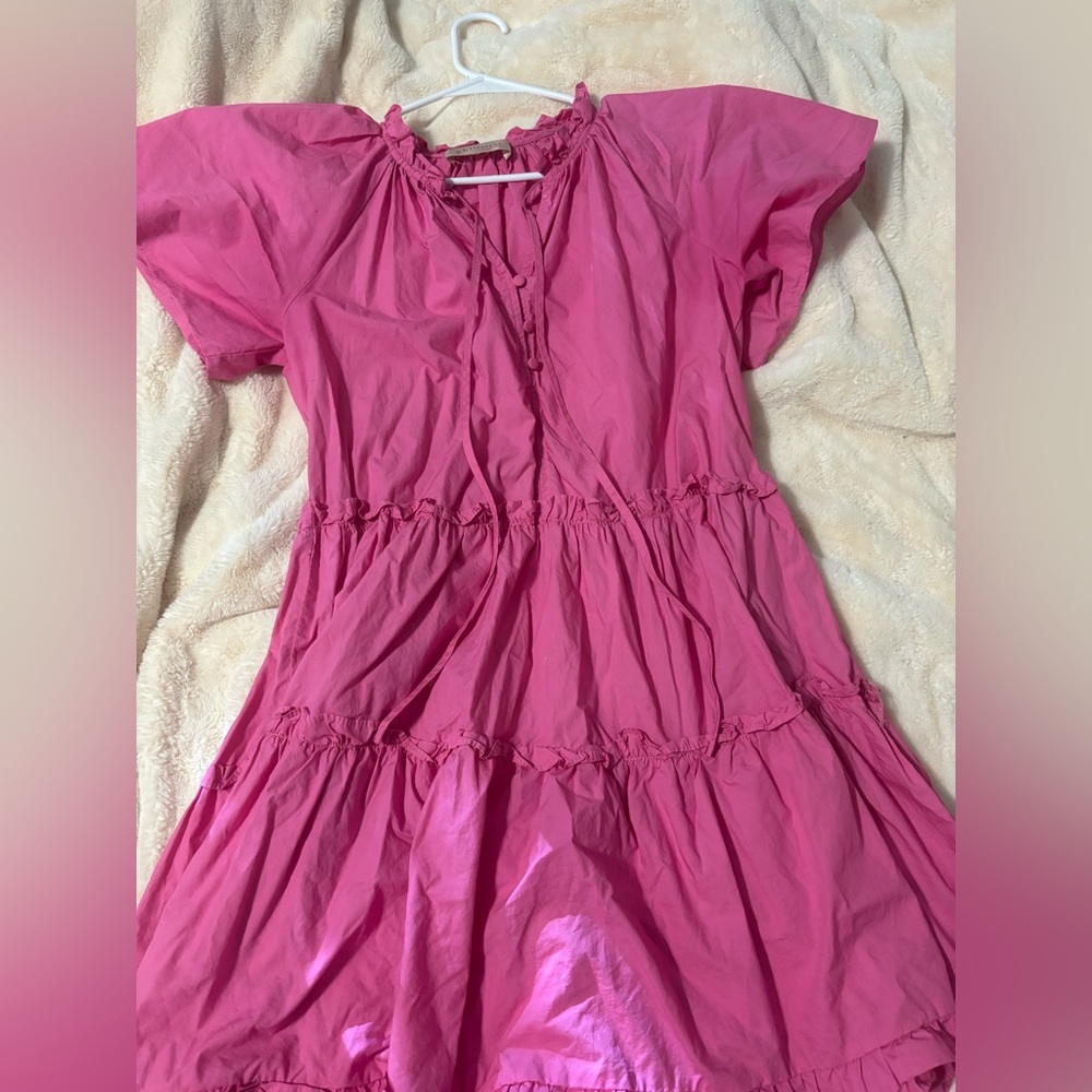 Pink Ruffled Dress